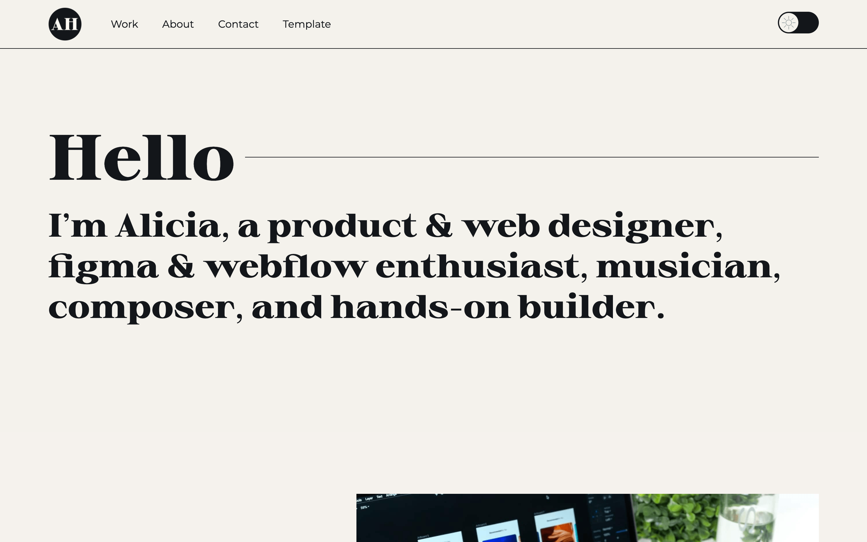 Adept Portfolio Webflow Template screenshot